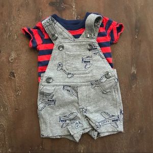 Newborn Overall 2-Piece Set